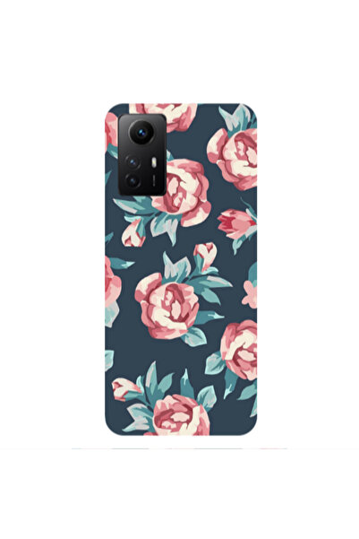 Other Xiaomi Redmi Note 12s Purple roses Transparent Silicone TPU Θήκη