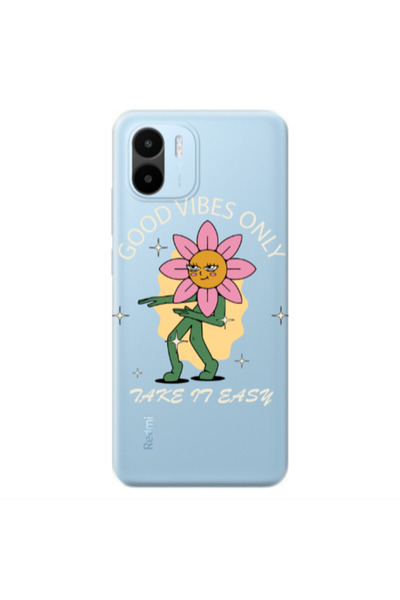 Other Xiaomi REDMI A2 Good Vibes Only Transparent Silicone TPU Θήκη