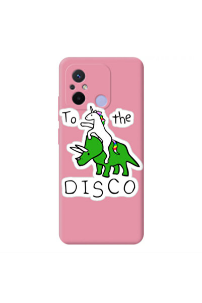 Other Xiaomi Redmi 12C To the disco Pink Colored Silicone TPU Θήκη