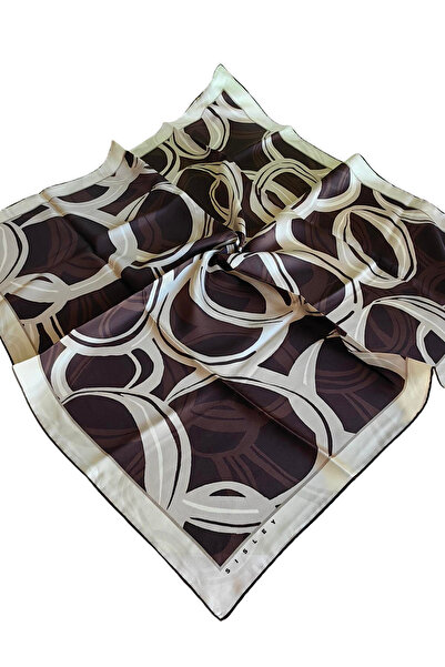 Sisley Tivil Silk Scarf 2026 Summer Season 2030-018 Brown
