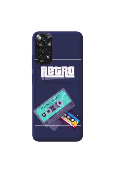 Other Xiaomi Redmi Note 11 4G Mixtapes Dark blue Colored Silicone TPU Θήκη