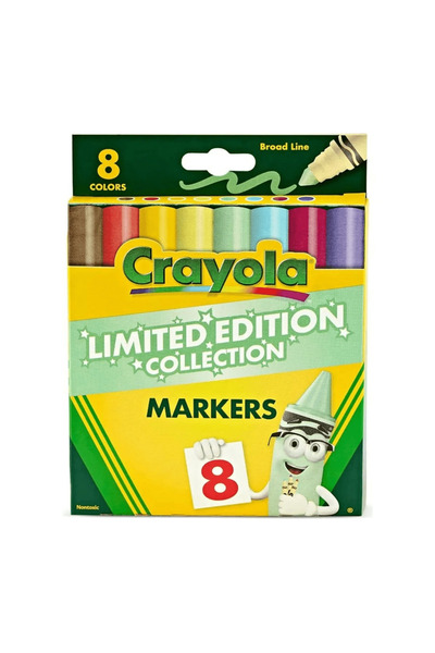 Crayola Limited Edition Colors Broad Line Markers, Assorted 8 Colors