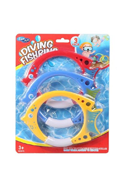 Mondo Diving Fish Ring Toys 3 pcs