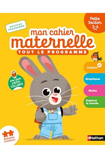 NATHAN Mon Cahier Maternelle Petite Section 34 Ans