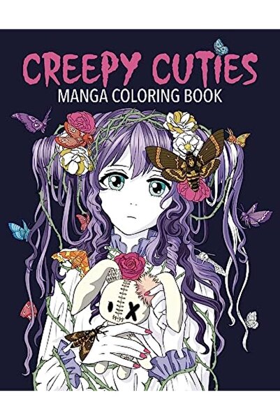 Thunder Bay Press Creepy Cuties Manga Coloring Book