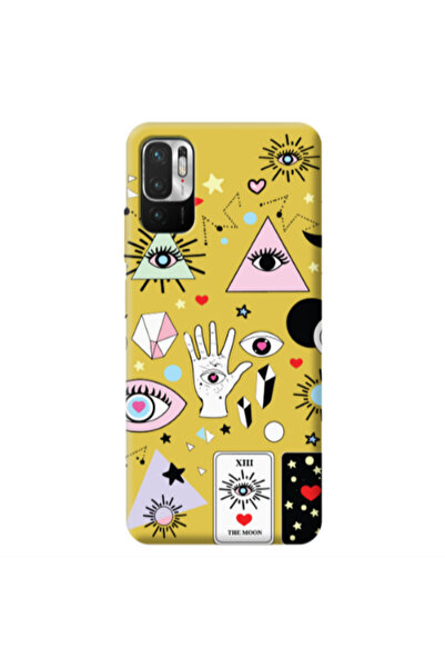 Other Xiaomi Redmi Note 10 Pro 5G Pyramid eyes Yellow Colored Silicone TPU Θήκη