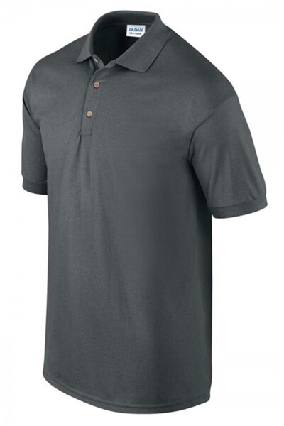GILDAN Tricou polo bărbătesc, 100% bumbac, GI 3800, gri cărbune