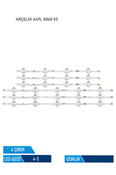 Arçelik Arcelik A49L 8860 5S 3 Parca 49 inc Tv Led Bar