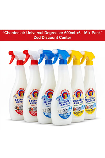 Chanteclair Degresant Universal 600ml Ambalaj Mixt (x3 Lămâie x3 Marsilia x3 ...