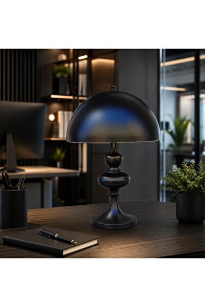 DEDE Half Sphere Metal Lamp Shade with Black Static Painted Metal Hat