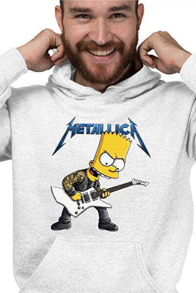 OEM Ανδρικό Φούτερ Metallica The Simpsons Bart Merch