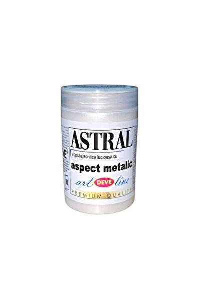 Deve Vopsea decorativă metalizată ASTRAL 200ml, alb perlat, efect strălucitor...
