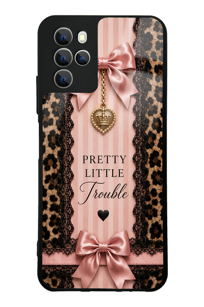 Spoyi Omix X700 Glossy Phone Case with Pretty Leopard Bow Design