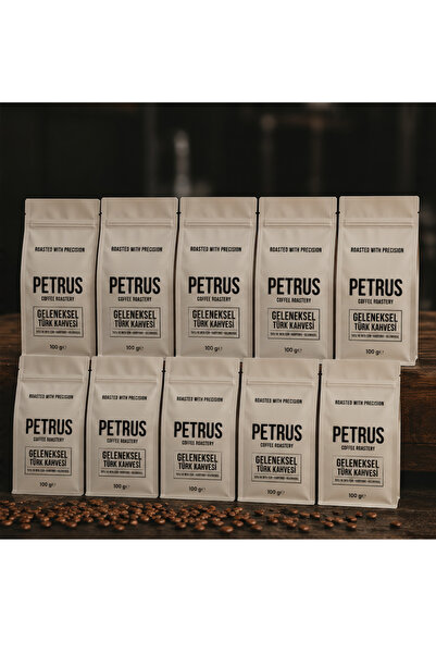 Petrus Coffee Roastery Geleneksel Türk Kahvesi 10x100 g | Avantaj Paketi