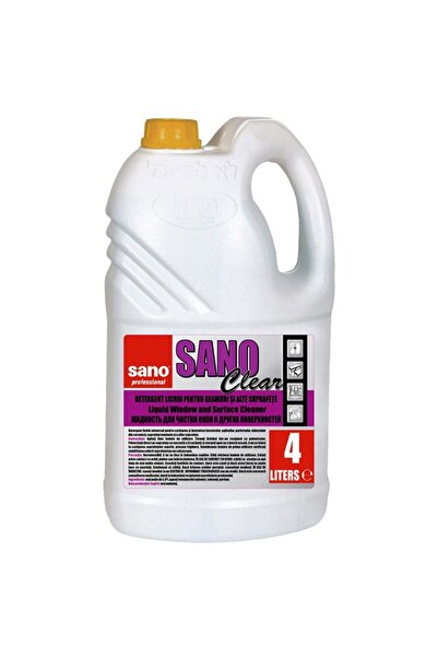 Sano Detergent lichid, transparent, Geam 4 L