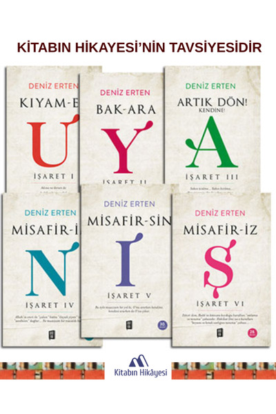 Mona Kitap Deniz Erten- Uyanış Seti (6KİTAP) Kıyam-Et U (İşaret I) Bak-Ara Y ...