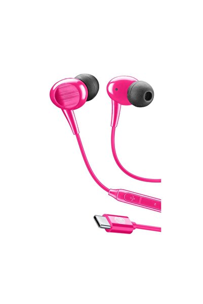 Cellular Line CELLULARLINE MUSIC SOUND TYPE C SİLİKONLU KULAKLIK - PEMBE