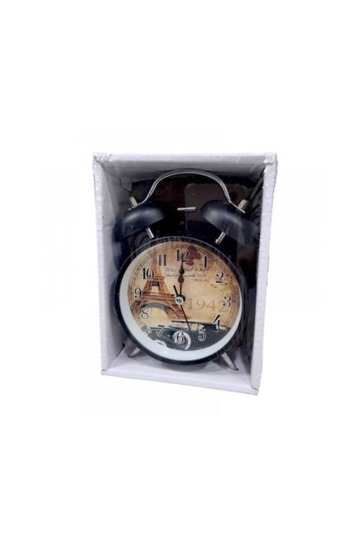 Tradesor Επιτραπέζιο Ρολόι με Ξυπνητήρι Μαύρο 880669_b