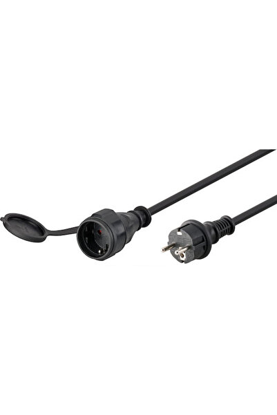 goobay Αδιάβροχο Καλώδιο Προέκτασης 3 x 1.5mm²/10m Μαύρο Κωδικός: 71475