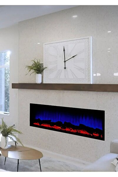 MeGulart 150x35x16 Elektrikli Şömine Köz içi Led Bluetooth Bağlantılı