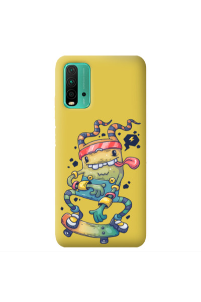 Other Xiaomi Poco M3 Dangerous task Yellow Colored Silicone TPU Θήκη