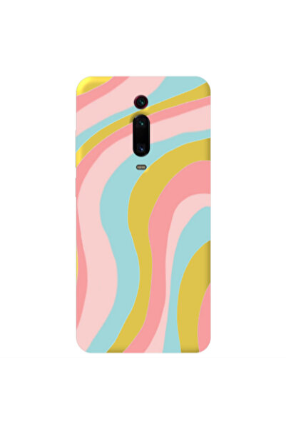 Other Xiaomi Mi 9T Pro Colored lines Yellow Colored Silicone TPU Θήκη