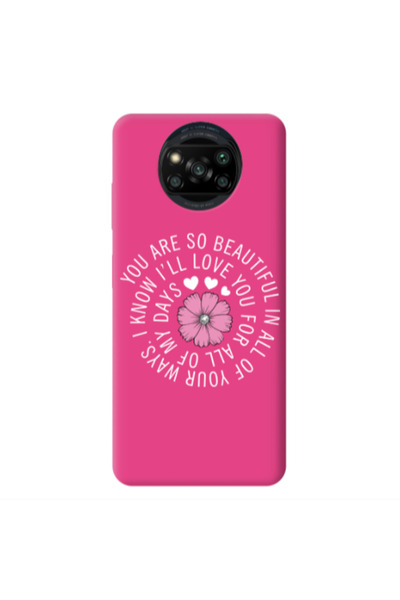 Other Xiaomi Poco X3 /X3 Pro Your Ways Fuchsia Colored Silicone TPU Θήκη