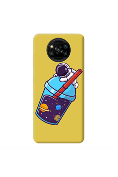 Other Xiaomi Poco X3 /X3 Pro Longing in space Yellow Colored Silicone TPU Θήκη