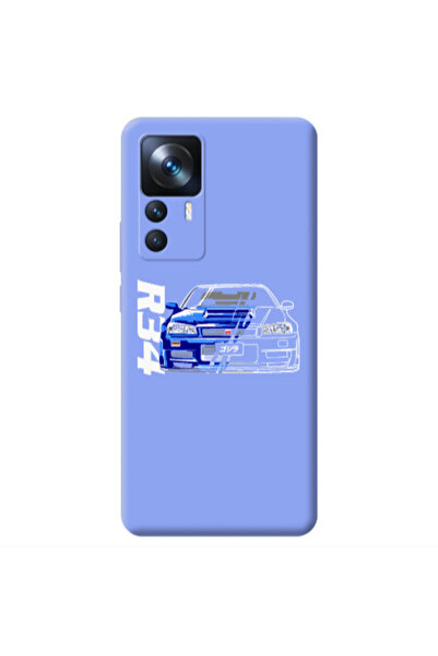 Other Xiaomi Mi 12T Blue R34 Light Purple Colored Silicone TPU Θήκη