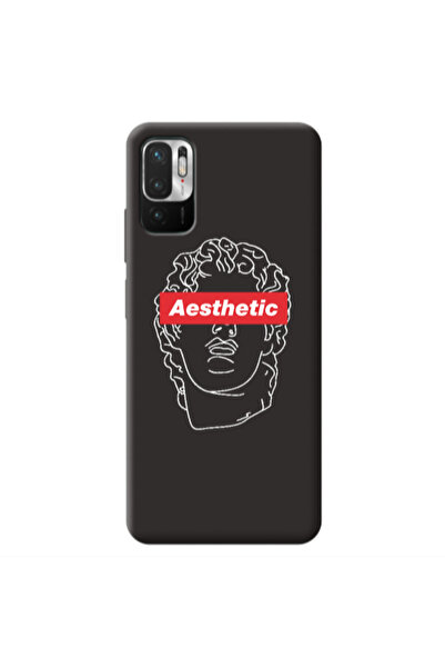 Other Xiaomi Redmi Note 10 Pro 5G Aesthetic Black Colored Silicone TPU Θήκη