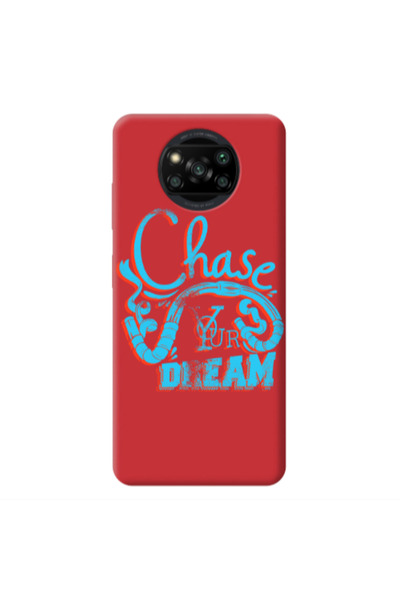 Other Xiaomi Poco X3 /X3 Pro Chase Your Dream Red Colored Silicone TPU Θήκη