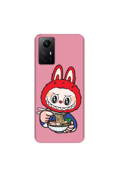 Other Xiaomi Redmi Note 12s Labubu 1 Pink Colored Silicone TPU Θήκη