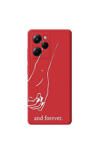 Other Xiaomi Poco X5 Pro And forewer Red Colored Silicone TPU Θήκη