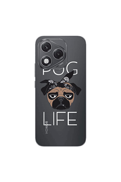 Other Honor 400 Lite Pug Life Transparent Silicone TPU Θήκη