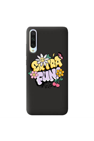 Other Xiaomi Mi 9 Lite Extra Fun Black Colored Silicone TPU Θήκη
