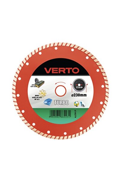 OEM Δίσκος διαμαντιού Verto Turbo Ø230x2x22.2 χιλ.