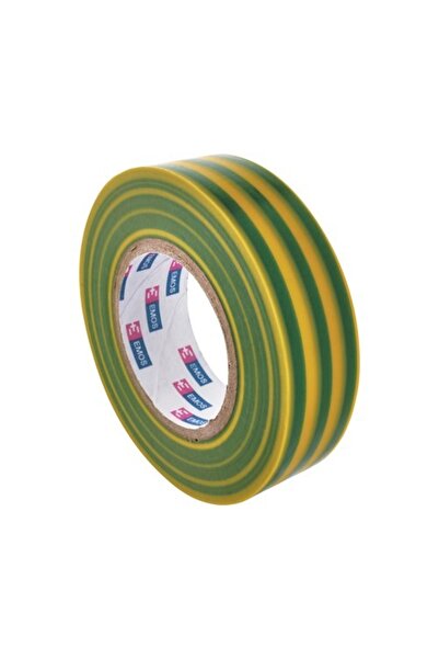 OEM Bandă izolatoare PVC Emos 19mm x 20m 40KV UV, verde-galben