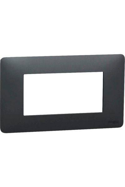 OEM Ramă aparataje Schneider Unica Studio 4 module, antracit