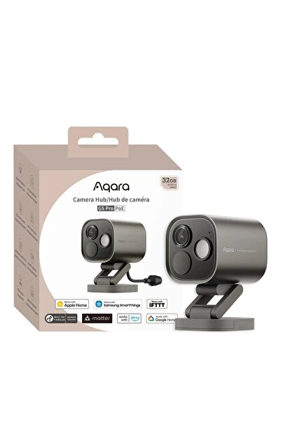 Aqara Камера хъб G5 Pro PoE 4MP, Хъб Zigbee 3.0, Matter контролер, AI детекци...