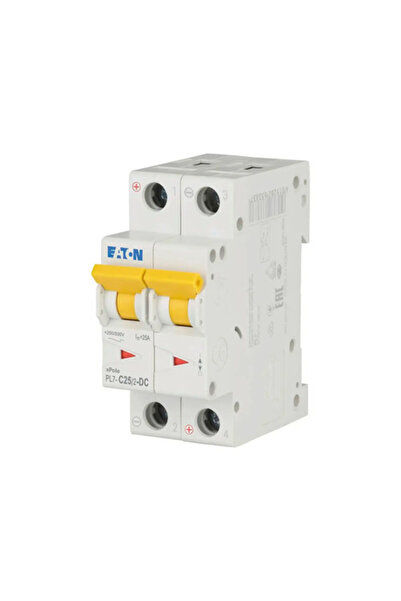 OEM Eaton 2P 25A miniature circuit breaker, C curve