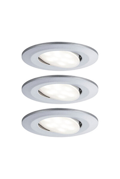 OEM Spot LED încastrat Paulmann Calla 6W 680 lumeni, 4000K, crom, pachet 3 bu...