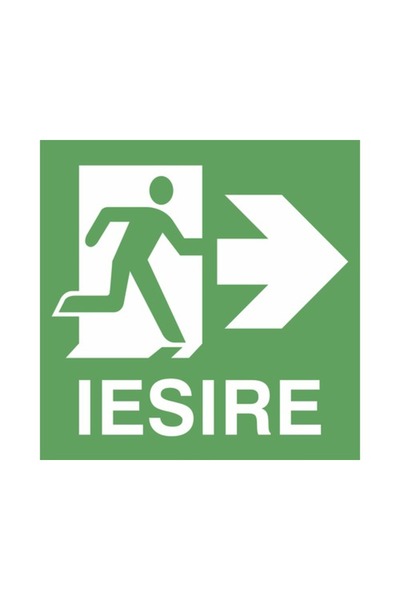 OEM Indicator săgeată în dreapta 15x15 cm pentru evacuare de urgență