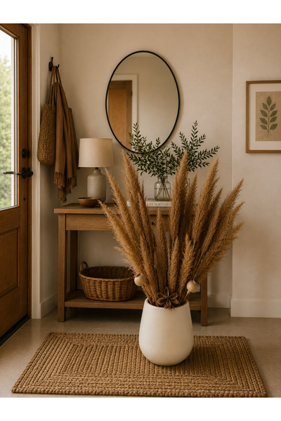 Zigzag Home Dekoratif Büyük Boy Betonn Saksı Vazo Çok Amaçlı Yapay Çiçek Düze...