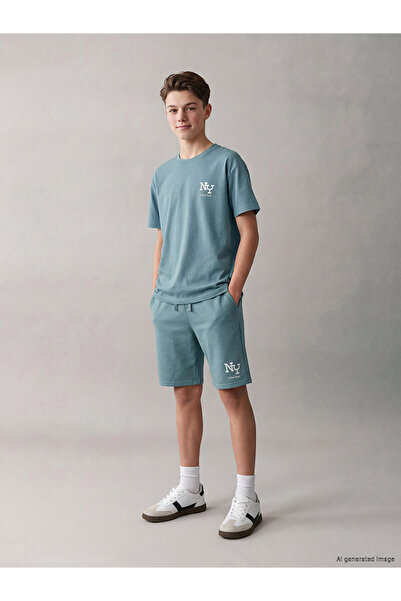 LC Waikiki Vizyon New Season Printed Soft Touch Boys' Shorts
