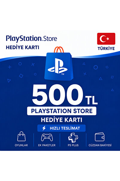 Sony PlayStation Store 500 TL Hediye Kartı