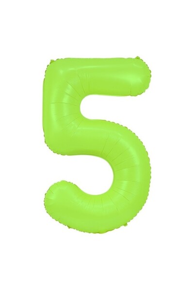 OEM Balon din folie număr, 102cm, Verde Neon