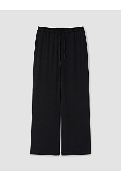 LC Waikiki Peak New Season Elastic Waist Wide Leg Women's Trousers