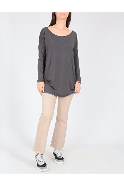 Evendi Bluza Oversize, Gri inchis