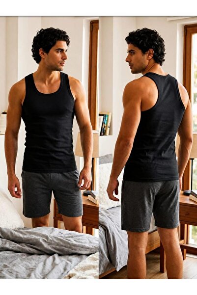 TUTKU ELİT UNDERWEAR Erkek Ribana Spor Atlet
