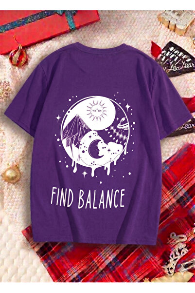 UNCİA OUTDOORS Women's Men's Unisex Nut Print Oversized Crew Neck T-Shirt
